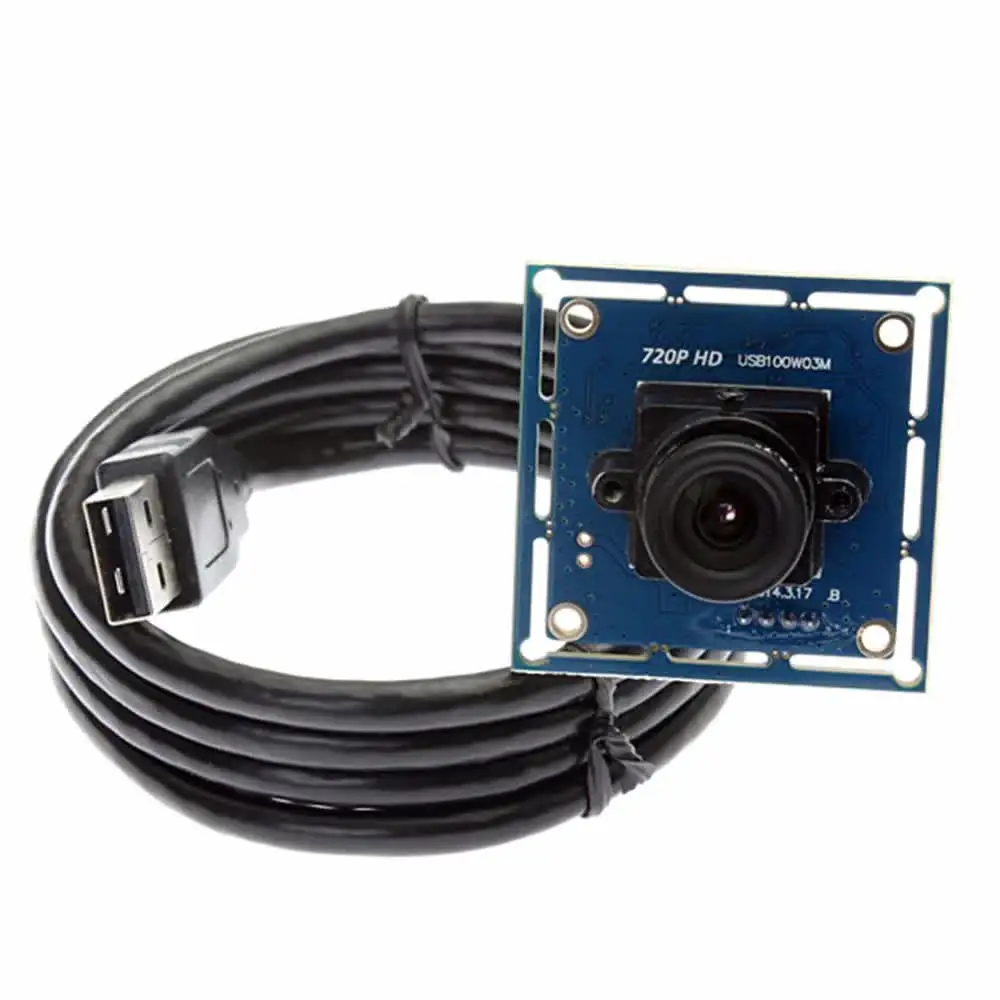 SVPRO Non Distortion 1MP 720P QR Code Scanning HD OTG UVC Plug and Play Driverless USB Camera Module for Industry Detection