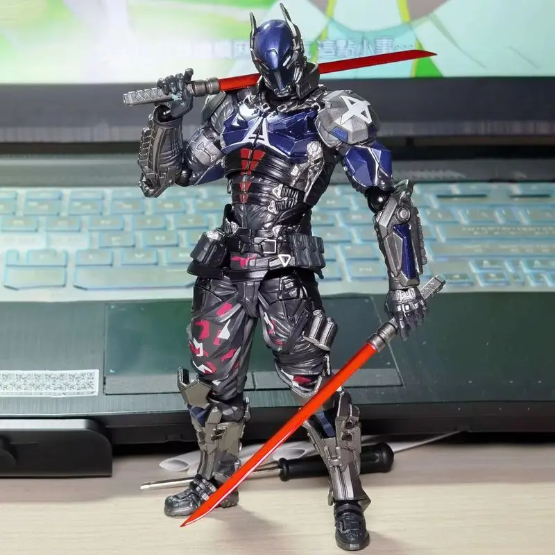 

Yamaguchi Batman Arkham Knight 1,5, фигурка, модель, периферийные суставы из фильма, подвижная коллекция игрушек, украшение для наряда, подарок, подарок