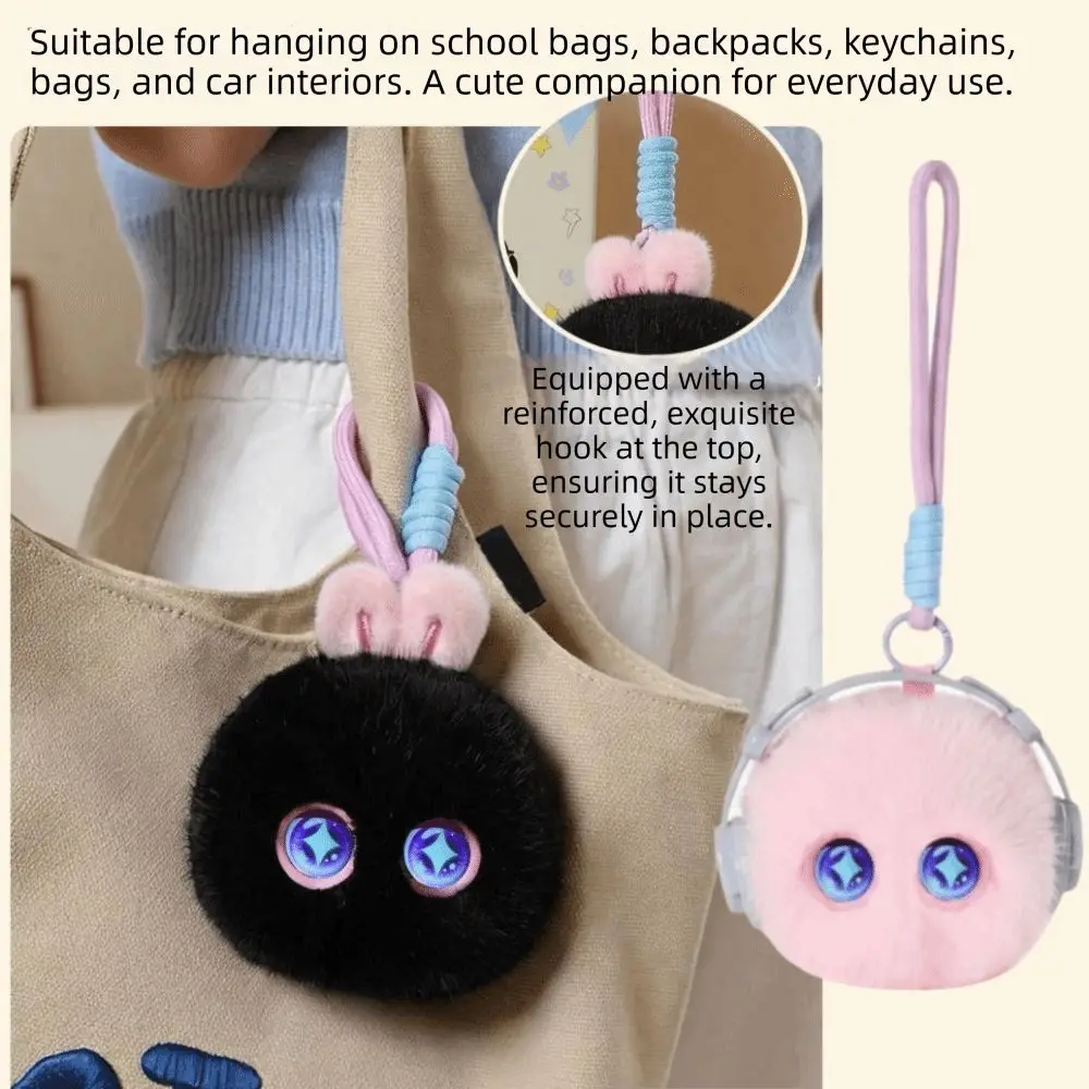 66 Languages Interactive AI Plush Companion Pendant Interactive Talking Emotional Support Plush AI Cat Keychain Soft Plush