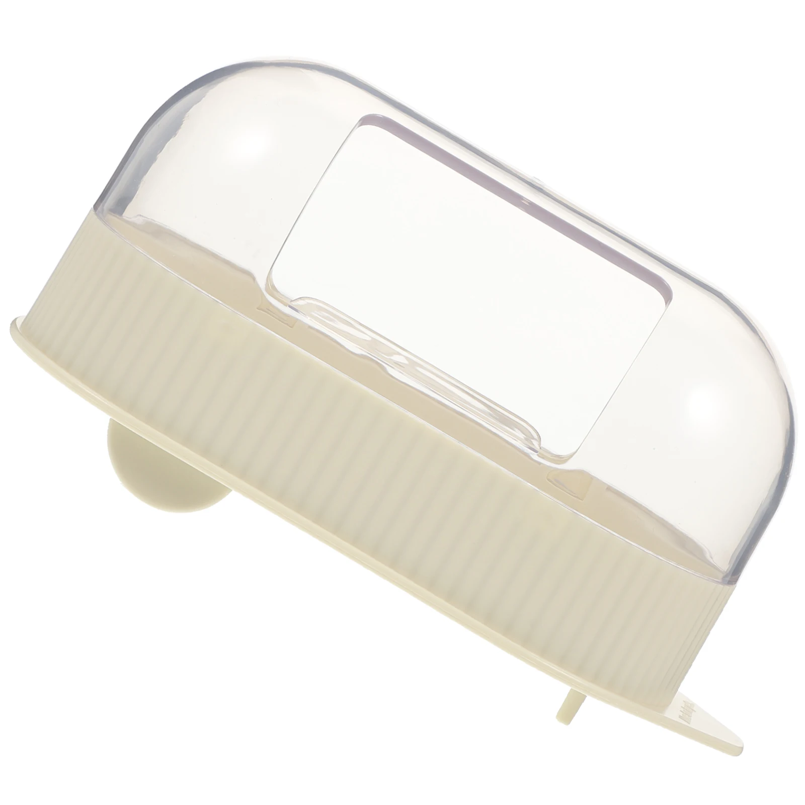 

Hamster Toilet Small Bathtub ABS Material Easy Clean Reusable Sand Bath Box Transparent Lightweight Safe Playing Bathing Cage