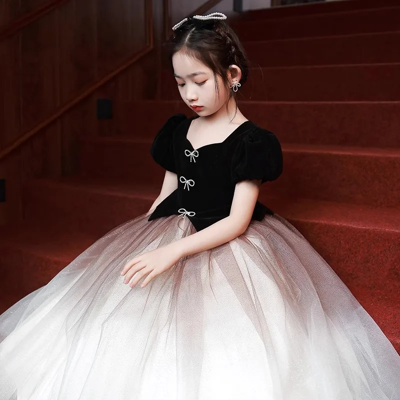 Christening Dress Girl Children's Party Dress Birthday Dresses Luxury for Girls Dresses 2 to 8 Years Elegant  Baby Kid Prom