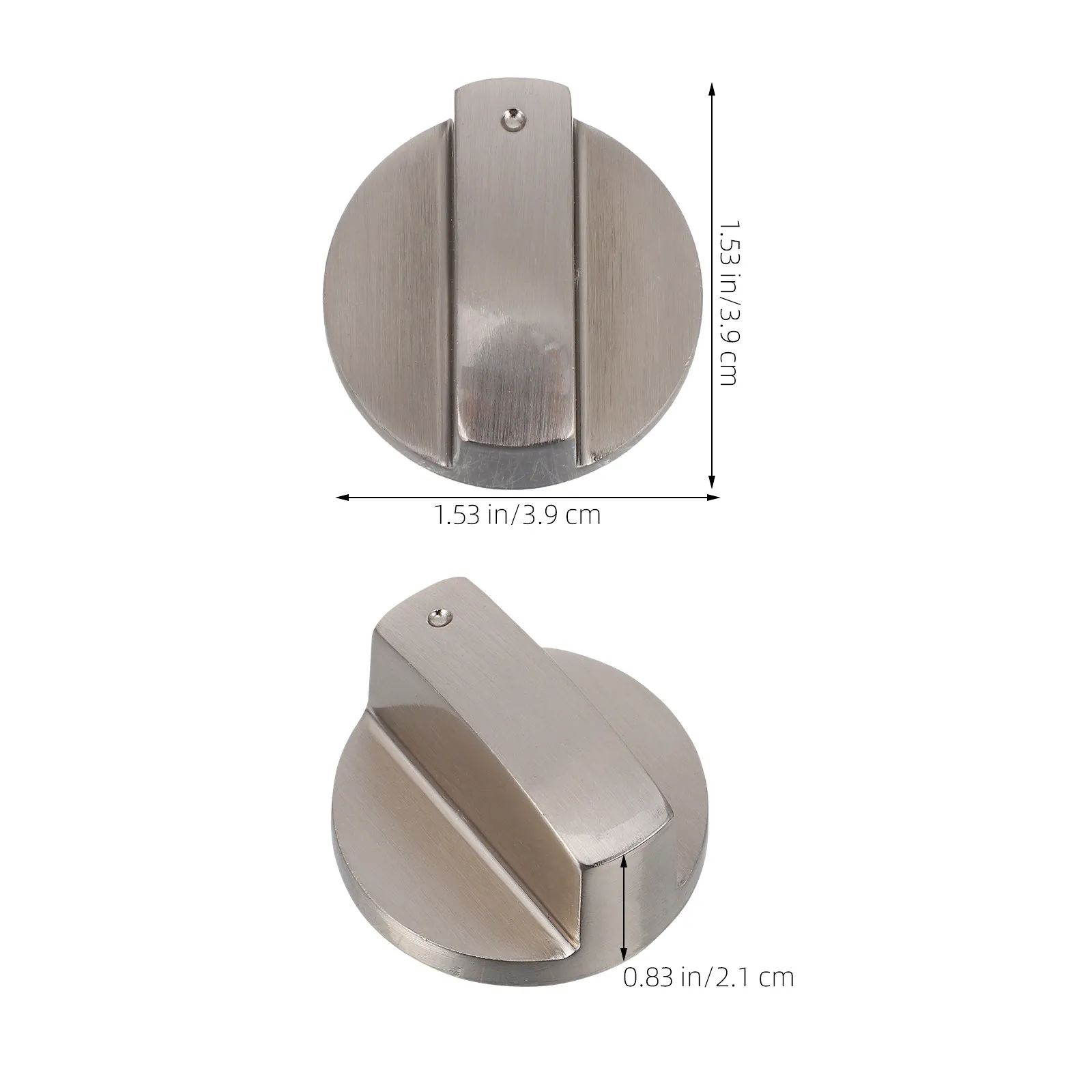 Universal Zinc Alloy Gas Stove Knob Metal Button Igniter Replacement Part Oven Control Stove Knob Covers Gas Range