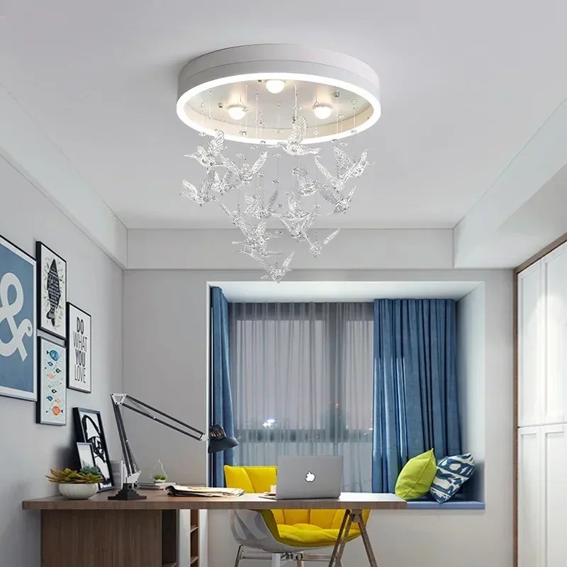 Modern LED Ceiling Light Home-appliance Lamp for Bedroom Home Decor Kid Room White Clouds Abajur Para Quarto Infantil Lustre2023