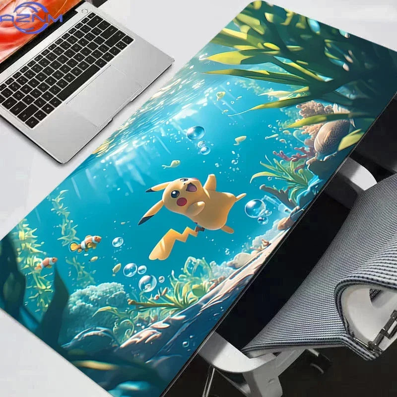Pokemon Pikachu Gengar Mouse pad gaming accessories computer keyboard gamer Designed specifically for e-sports games mousepad