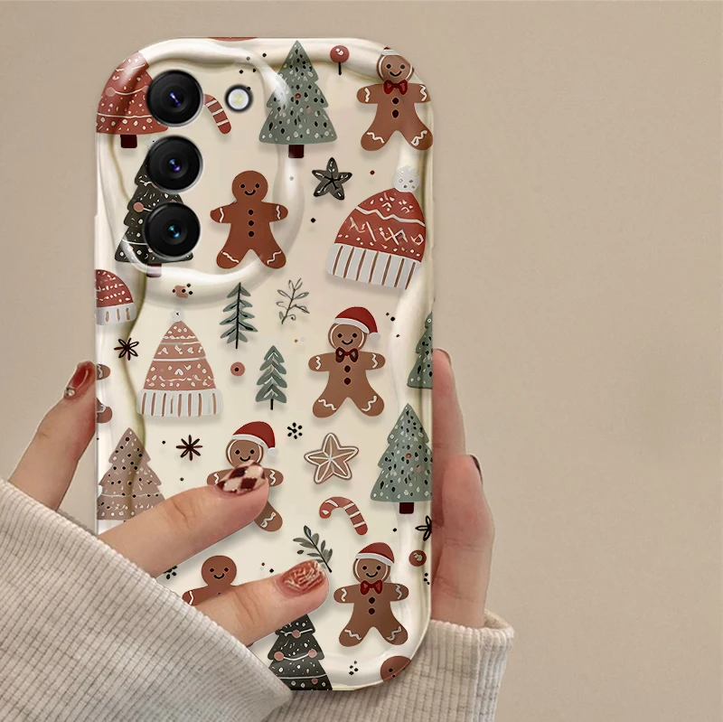 Santa Claus Case for Samsung Galaxy S25 S24 S23 S22 S21 Ultra Plus S20 FE A73 A72 A71 A56 A55 A54 5G A52 A52S A51 4G Back Cover - náhled 3