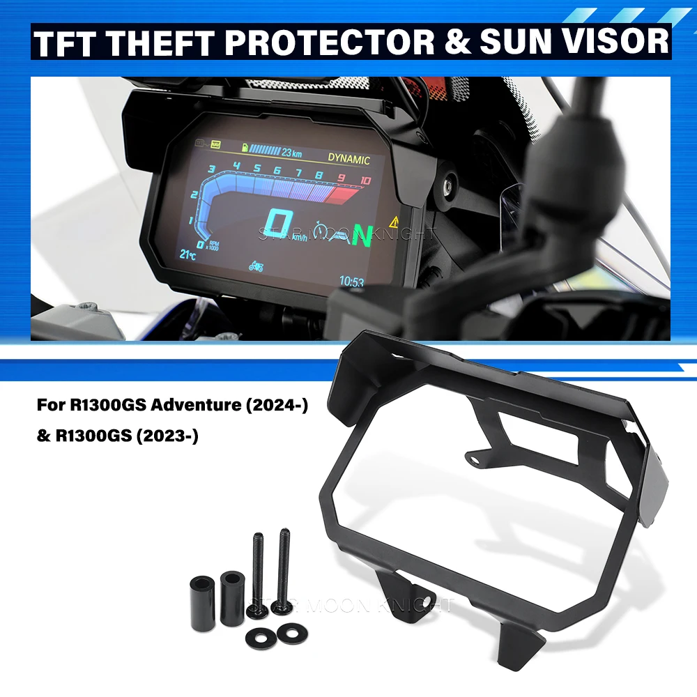 

Motorcycle TFT Theft Protection For BMW R1300GS R1300 GS ADV R 1300 GS Adventure Meter Frame Cover Screen Protector Sun Visor