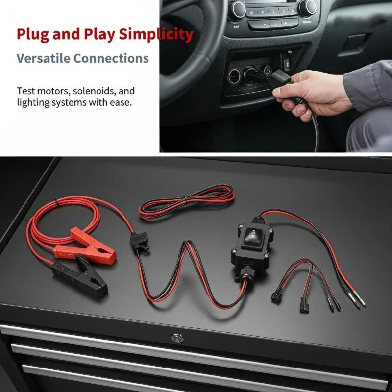 M68B Car Motor Diagnostic Tools Electronic Parking Brake Service Tool 10V 14V Battery Input with Duals Direction Motor Control