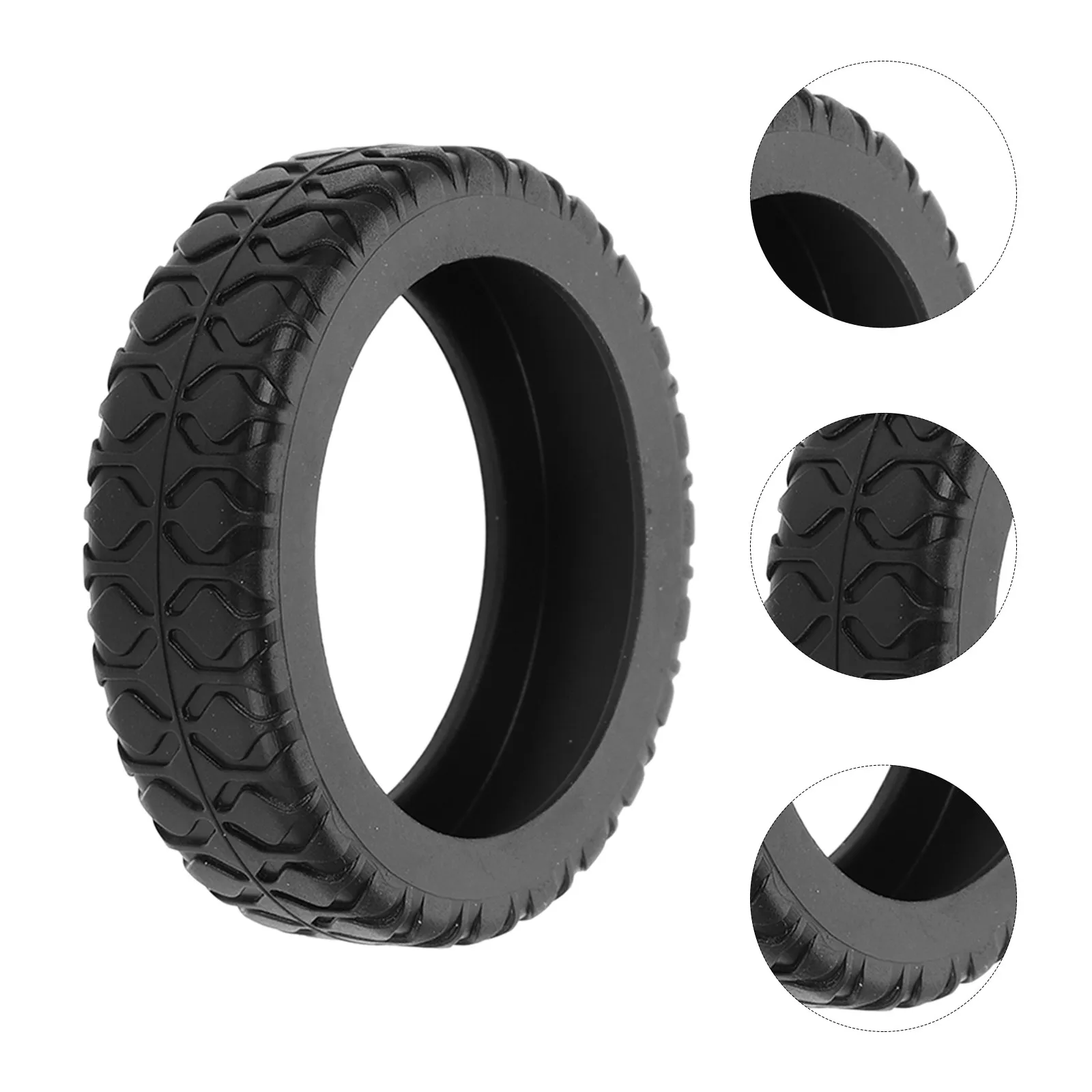 

8Pcs Silicone Luggage Wheel Protector Covers Wear Resistant Quiet Rolling Smooth Stability for Travel Suitcase Trolley Case