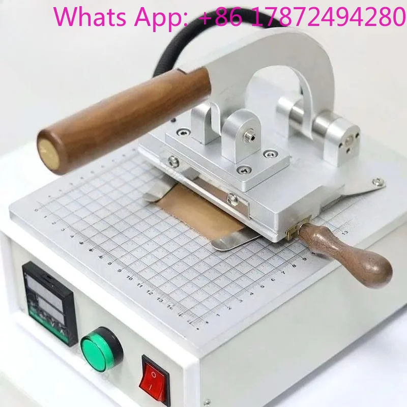 Mini Heat Press Machine for Leather Logo Embossing – Belt & Wallet Branding