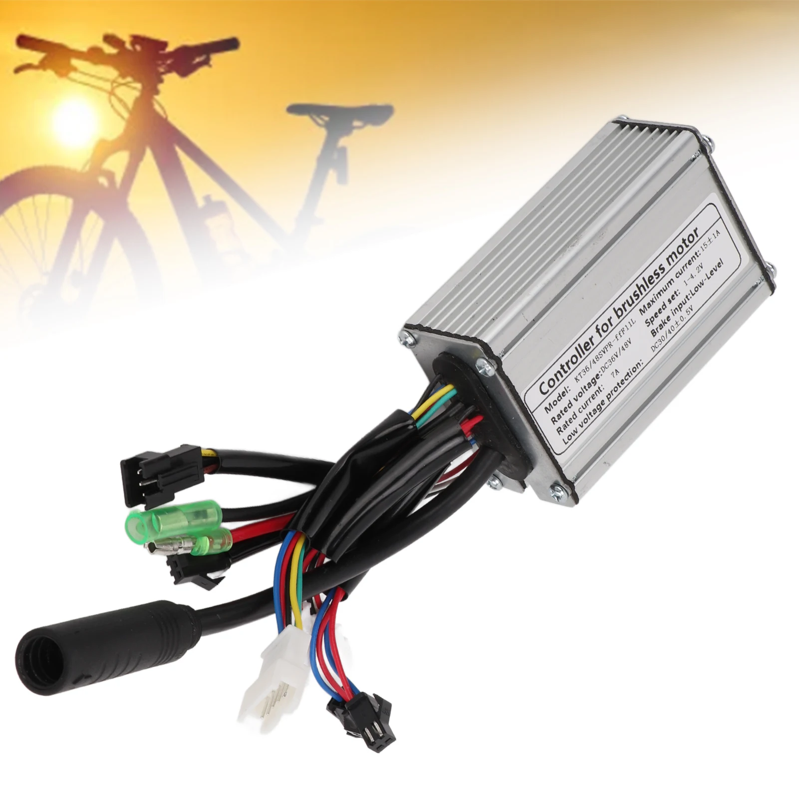 

Sine Controller with Light Line Electric 36V/48V 15A Sine Controller 6mos with Light Line for 250W Motor