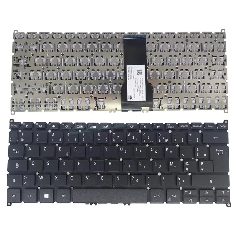 For New Acer Spin 3 SP314-51 52 Spin5 SP513-52 52N SP513-53 53N SV3T-A81B French Laptop Keyboard