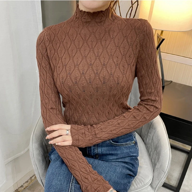 Pull Femme 2023 Autumn And Winter Korean Womens For Clothes Long Sleeve Pullovers Sweater Women Soft White Knitted Tops Female