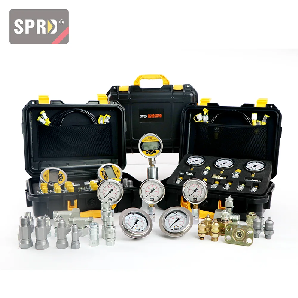 Sprd Hydraulische Drukmeter Druktester Hoge Precisie Graafmachine Hydraulische Drukcel Piloot Pomp Combinatie Instrument