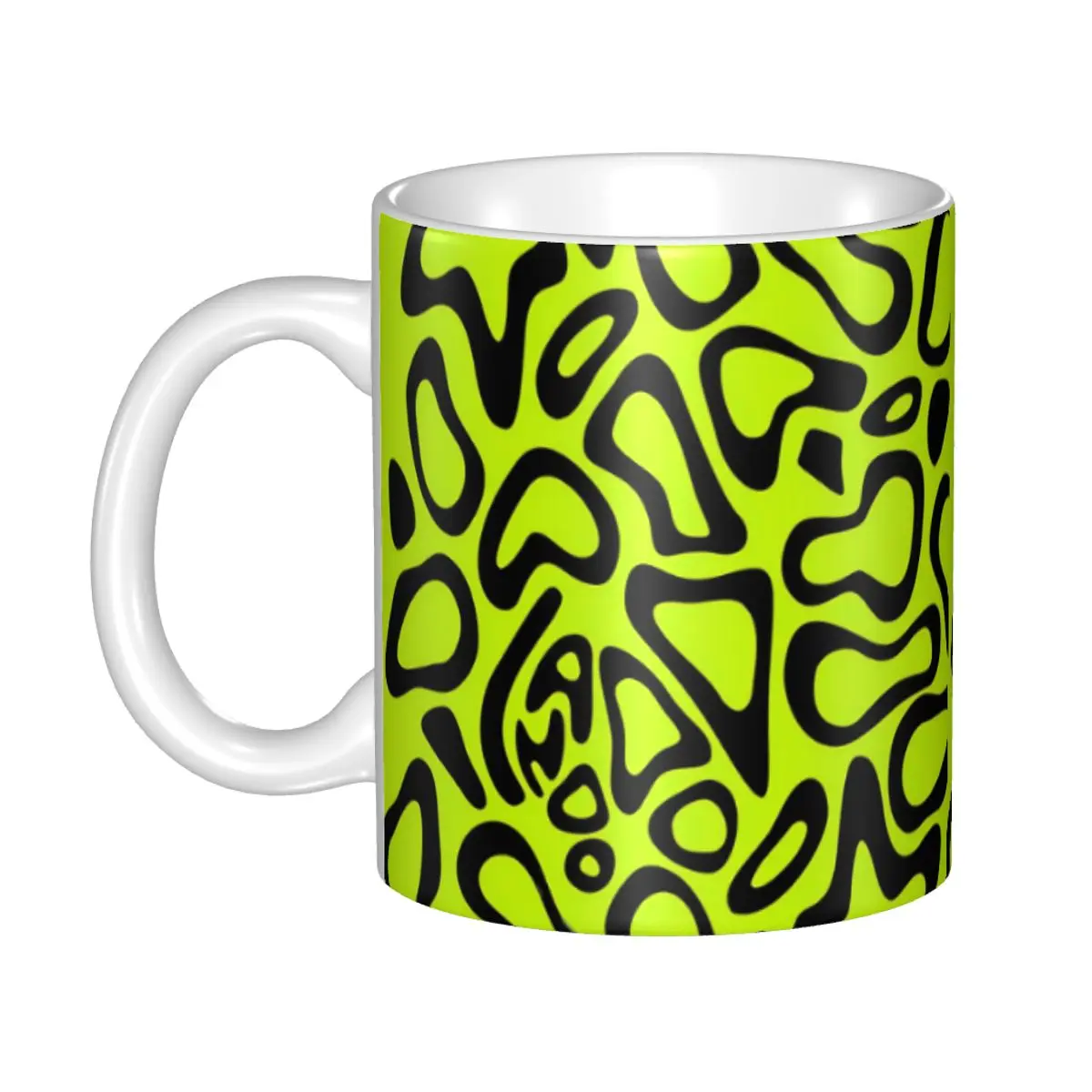 Lando Norris 2024 Helmet Pattern Black Ceramics Coffee Mug Cute Gamer Birthday Gift Back To School Mug