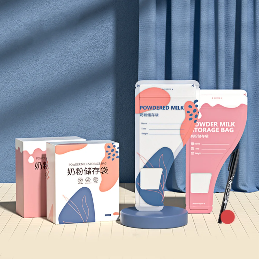 30 قطعة حقيبة تخزين مسحوق الحليب القابل للتصرف المحمولة صيغة الحقيبة للسفر المنزل Bpa خالية مانعة للتسرب حاوية خفيفة صغيرة #1