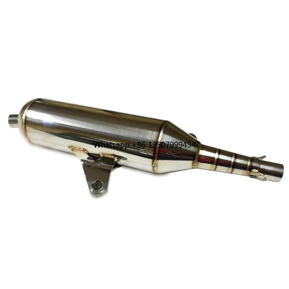 

New High Performance 304 Stainless Steel Mirror-Polished Surface Hand Welded Muffler Tip Exhaust Pipe Racing Motorcycle Exhaust