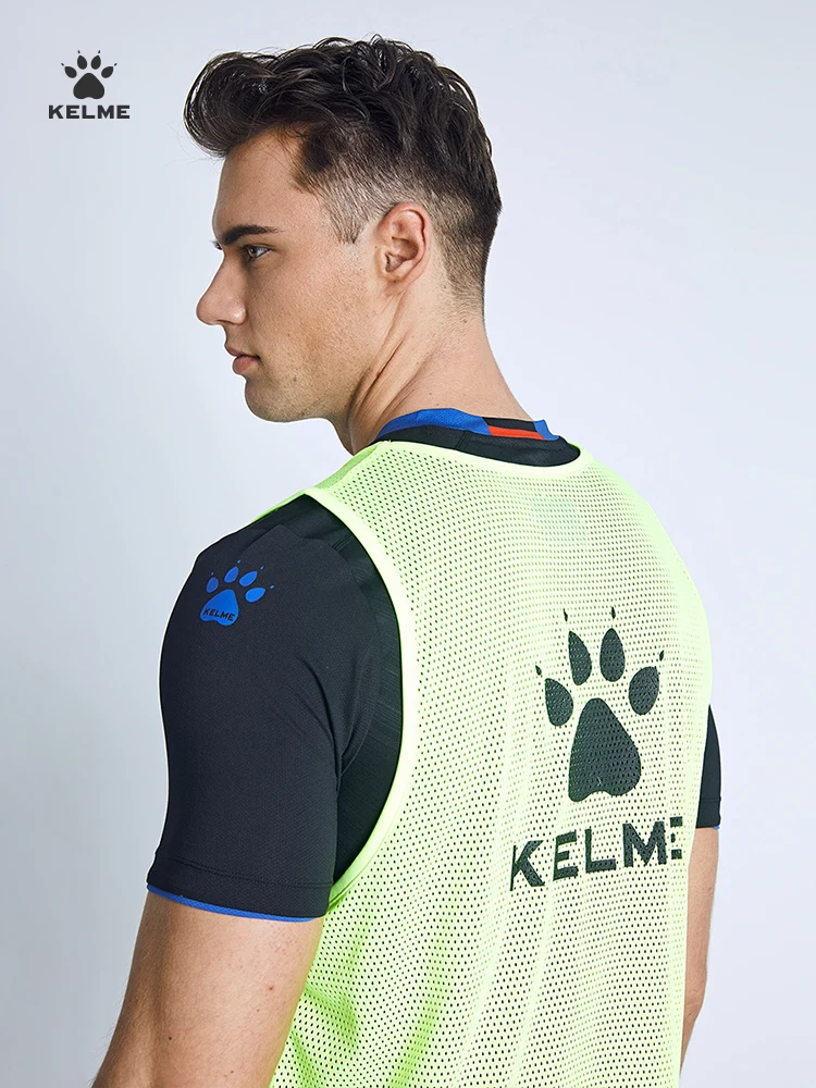 Kelme Sports Tank Top Men\'s Adult And Children\'s Football Basketball Training Competition Suit Breathable Tank Top Team Vest