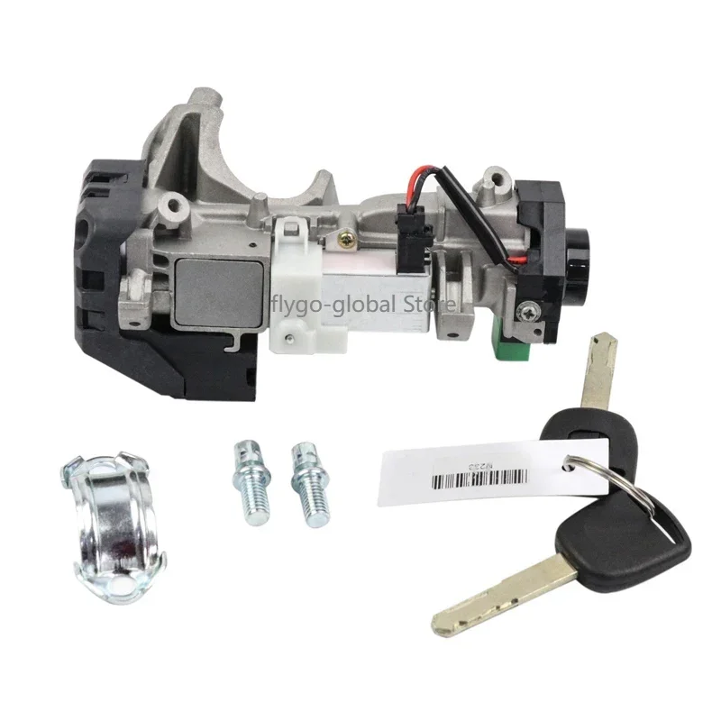 

New Ignition Switch Cylinder Lock Auto Trans 2 KEY Fit For 2006-2011 Honda Civic Ignition Assembly with Remote Control