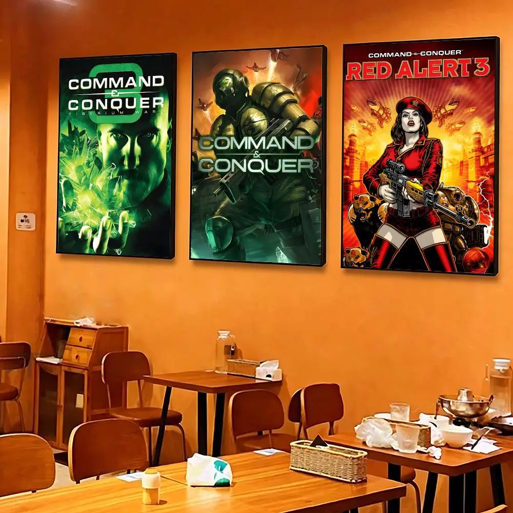 game Command & Conquer Poster Poster HD Printing Cozy and Warm Style for Home Decor for Bedrooms Cafes Gift Giving