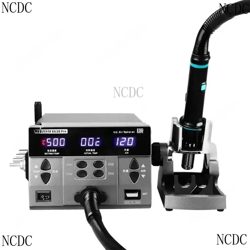 2024 8630 Pro Gu.N 1300W Mobile Phone Repair Equipment Motherboard Chip BGA Hot Soldering Station