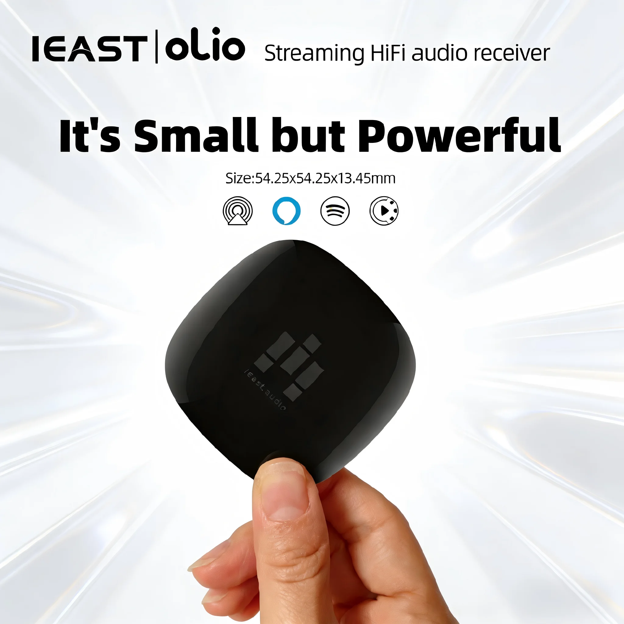 

IEAST Olio Smart Audio Streamer: Wi-Fi, AirPlay 2, Multi-Room Hi-Fi Receiver