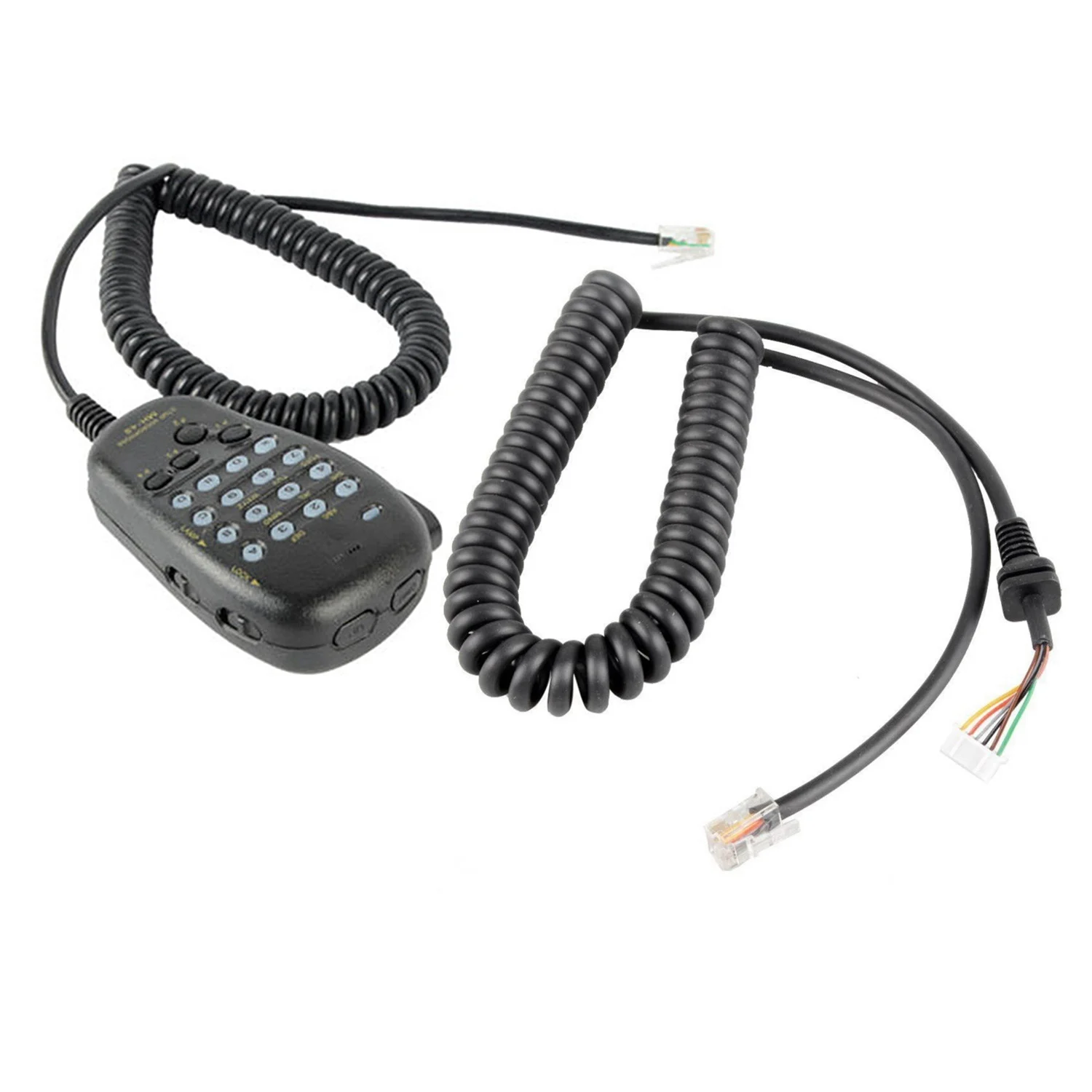 AA08-Altoparlante Per YAESU MH-48 MH-48A6J DTMF Altoparlante Microfono Per FT-8800R FT-8900R FT-7900R e Microfoni di Ricambio Cavo Mic