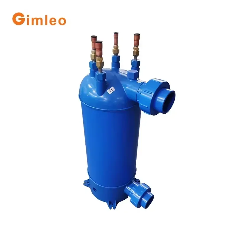 For MHTA12 R22 Refrigerant Titanium Pipe Swimming Pool Chiller Evaporator Evaporative air Cooler Industrial Condenser Coil
