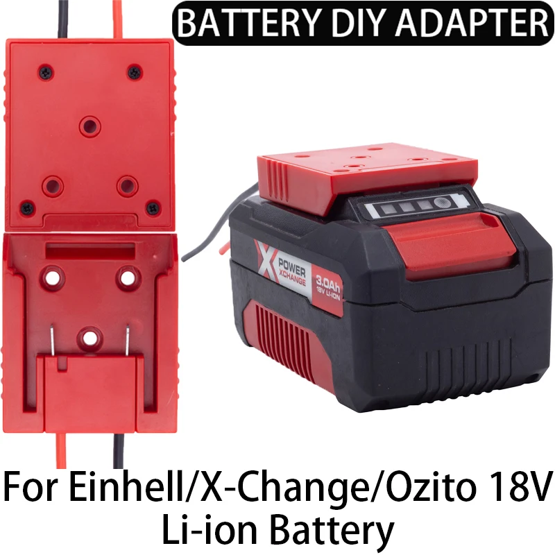 Adaptador de Bateria Li-ion para Faça Você Mesmo Performance Connector 14awg Adaptador Faça Você Mesmo para Máquinas de Construção Carros Zero X-change 18v