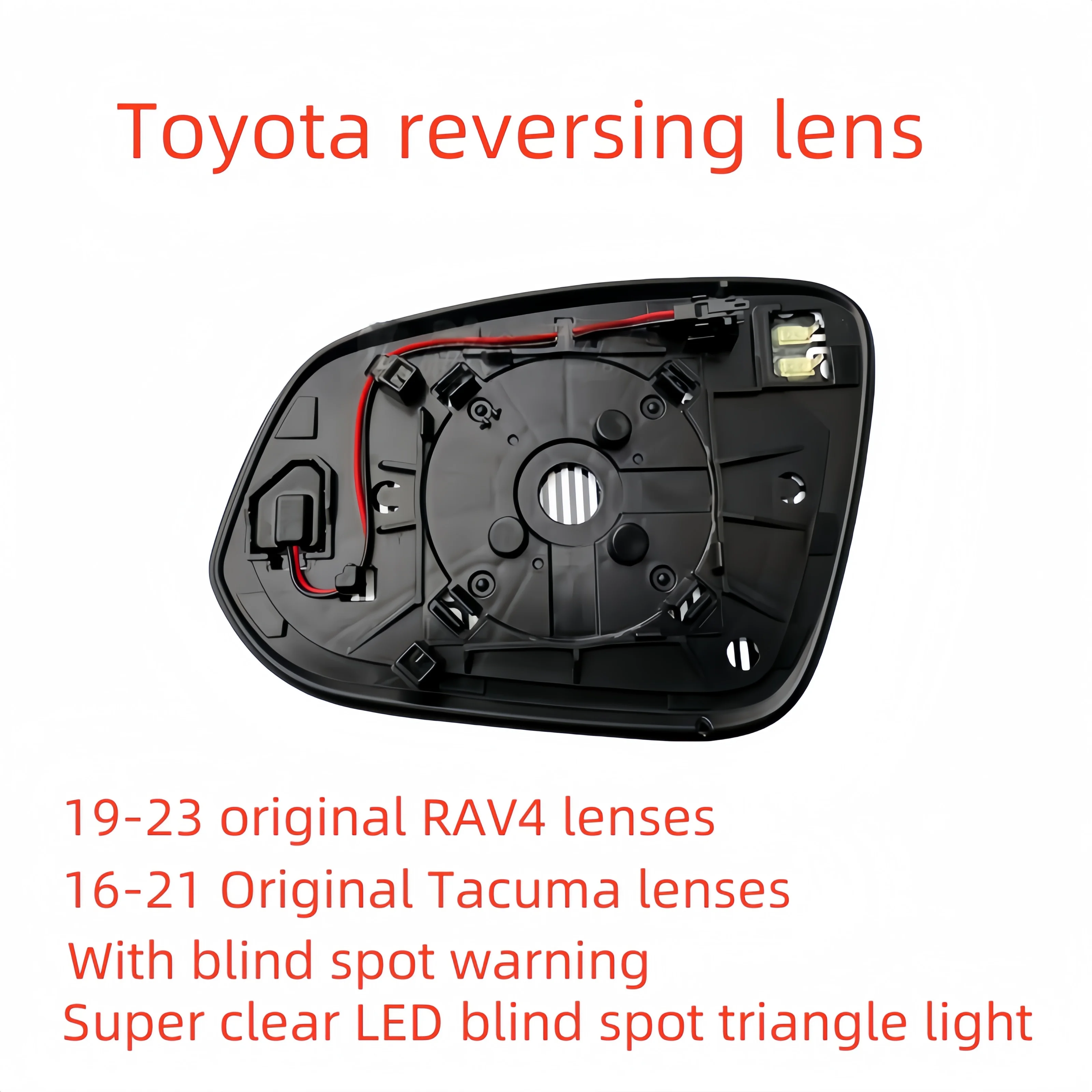 Heated Blind Spot Warning Rear Mirror Glass USA model For Toyota Rav4 2019 2020 2021 Tacoma 2016-2021 87961-42D30 87931-42E50