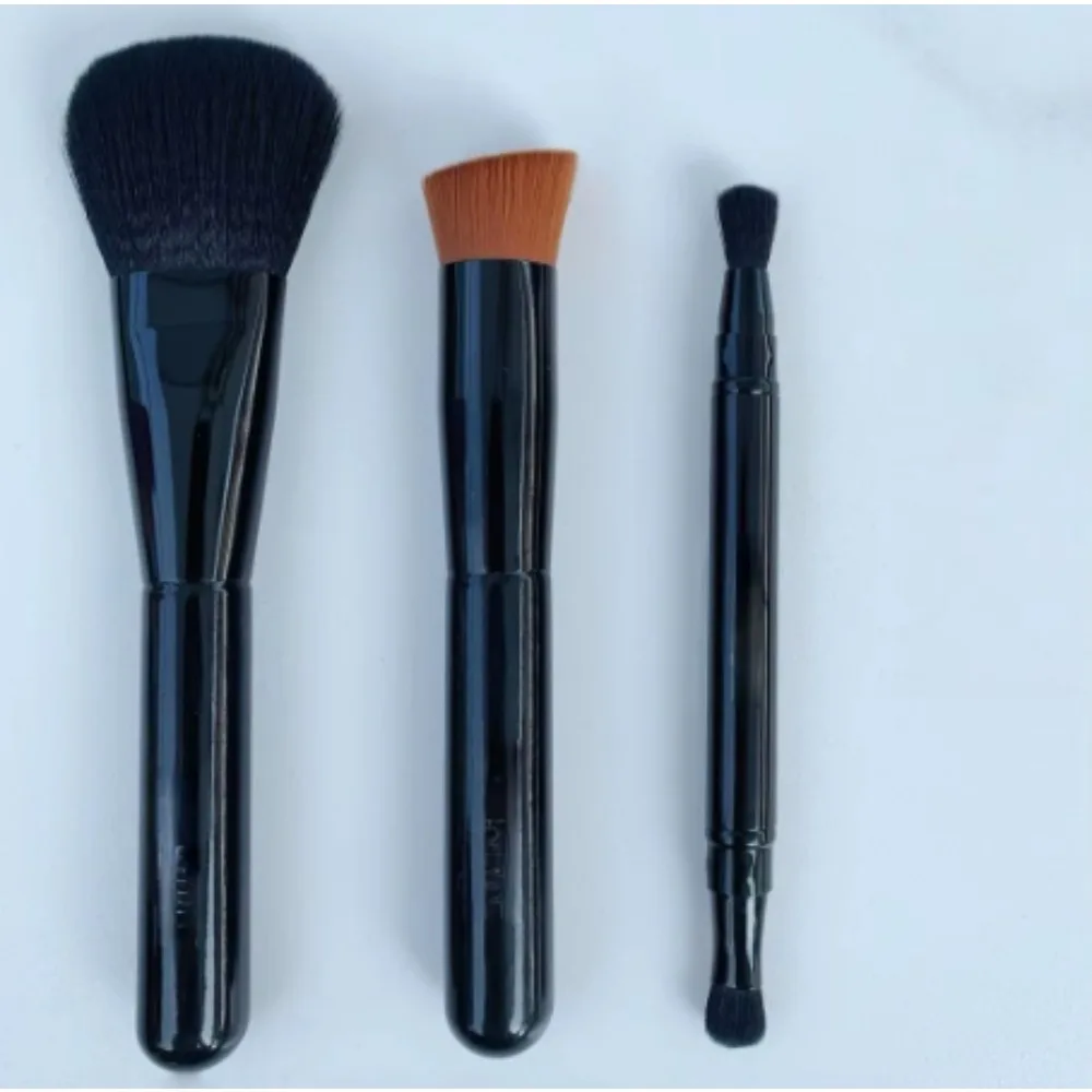 Ensemble de pinceaux de maquillage, brosse à Blush, brosse de fond de teint à Double usage, seau de rangement pour pinceaux de fard à paupières à Double extrémité, cadeau de vacances de luxe