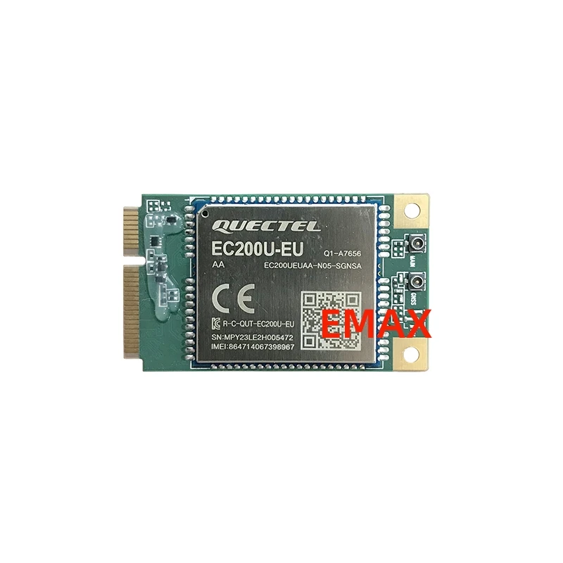 Quectel EC200U-EU persévérance Cat1 MINI PCIE Tech avec récepteur GNSS BT Function Band B1/v1./ B5/B7/B8/B20/B28/B38/B40/B41