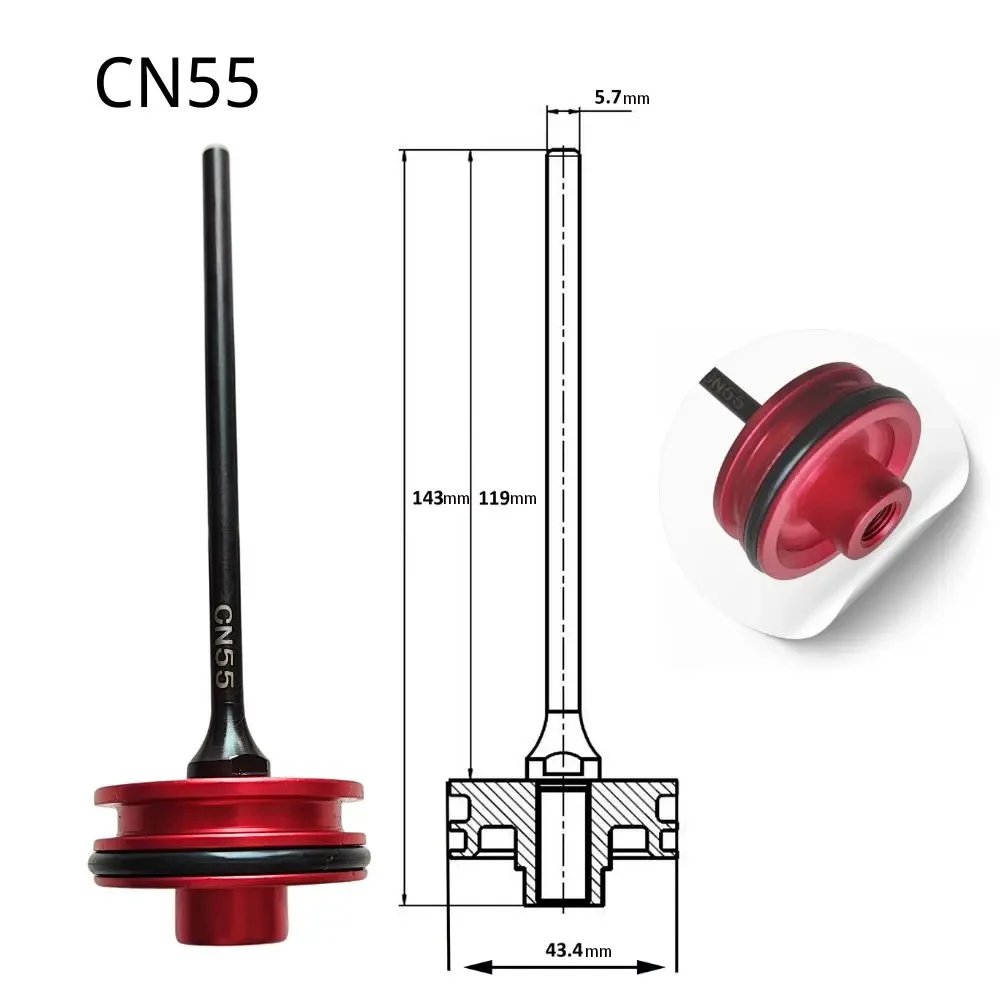 Driver a pistone CN55 per parti della pistola sparachiodi a pistone per chiodatrice ad aria con lama driver per chiodatrice a bobina