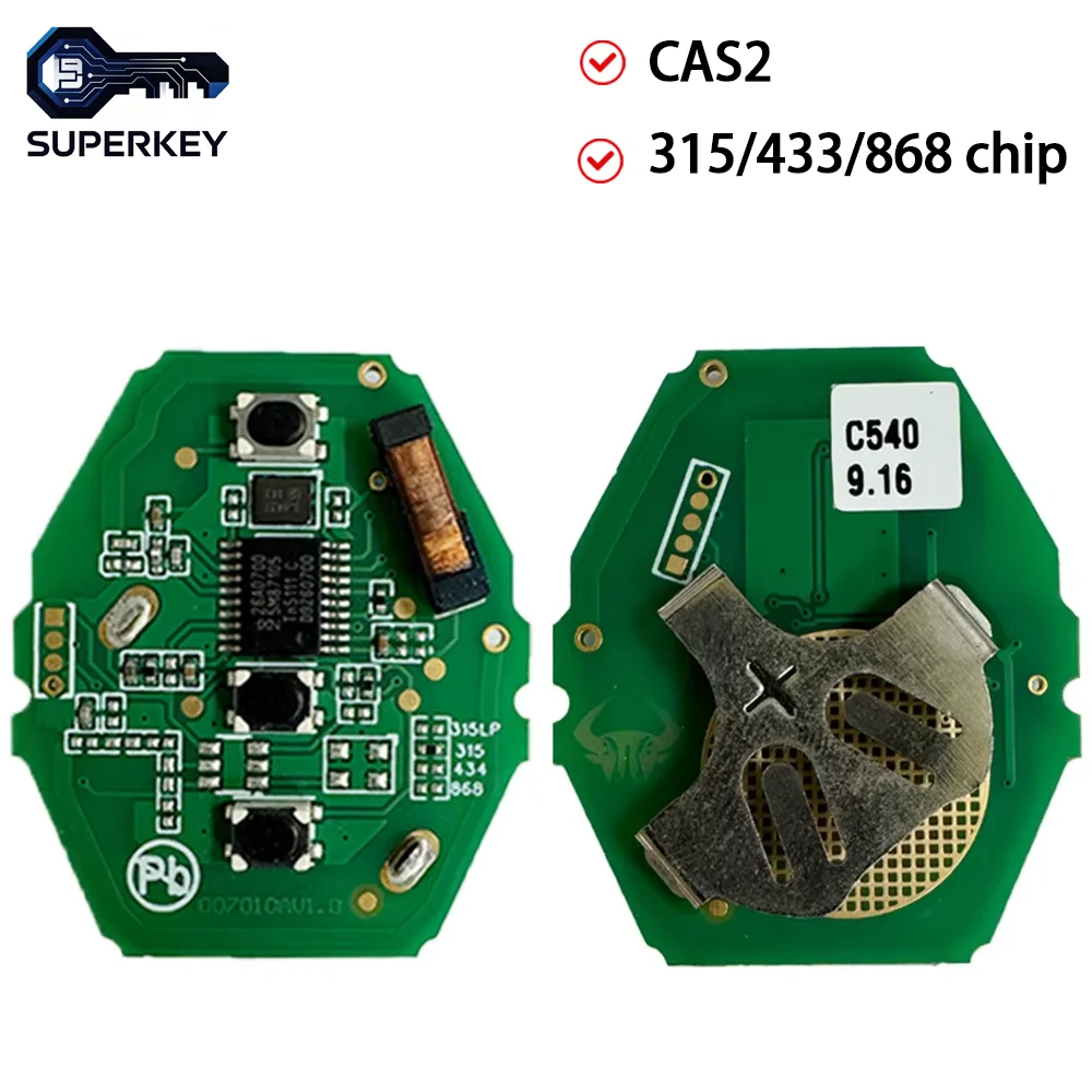 SUPERKEY 5WK49125 5WK49127 5WK49147 CAS2 CAS 2 Remote Car Key PCB For BMW X5 E70 1 E87 3 E46 5 E60 E61 6 E63 E64 Series