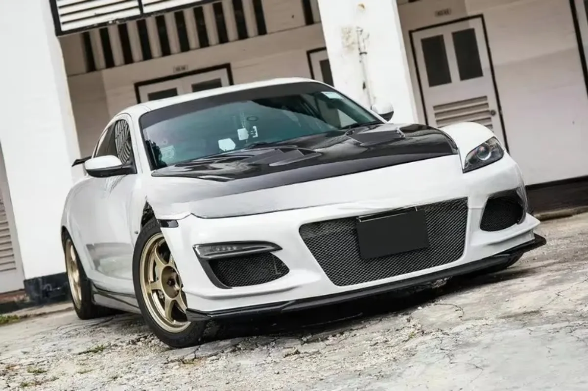 Suitable for Mazda Mazda RX8 Carbon Fiber Modification RE Amamiya, Engine Front Cover, Engine Cover