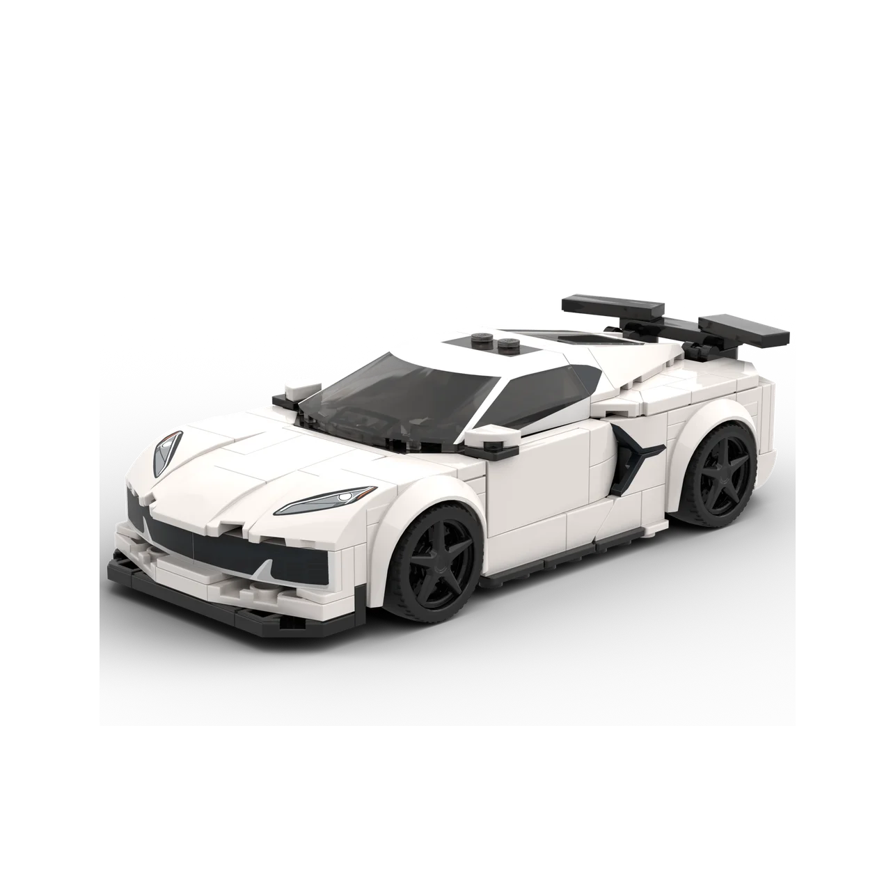 Speed Serie 321PCS MOC C8 Z06 (Z07) supercar garage Building Blocks sports car Assembly model toy brick Children birthday gift
