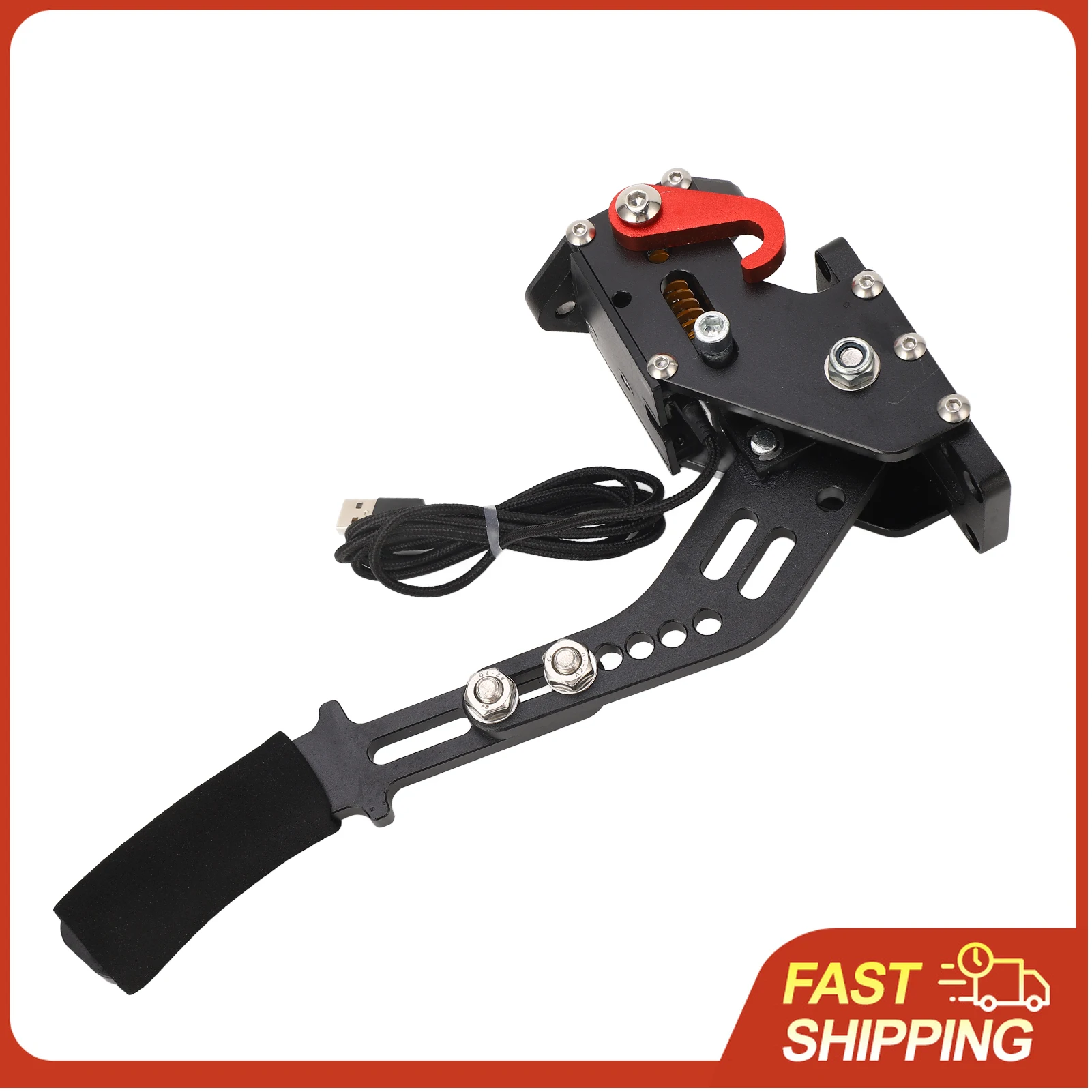 

14Bit PC USB Handbrake for Racing Games G27 G25 G29 T500 T300 Fanatecosw Lfs Dirt Handbrake for G27 Racing Games Handbrake