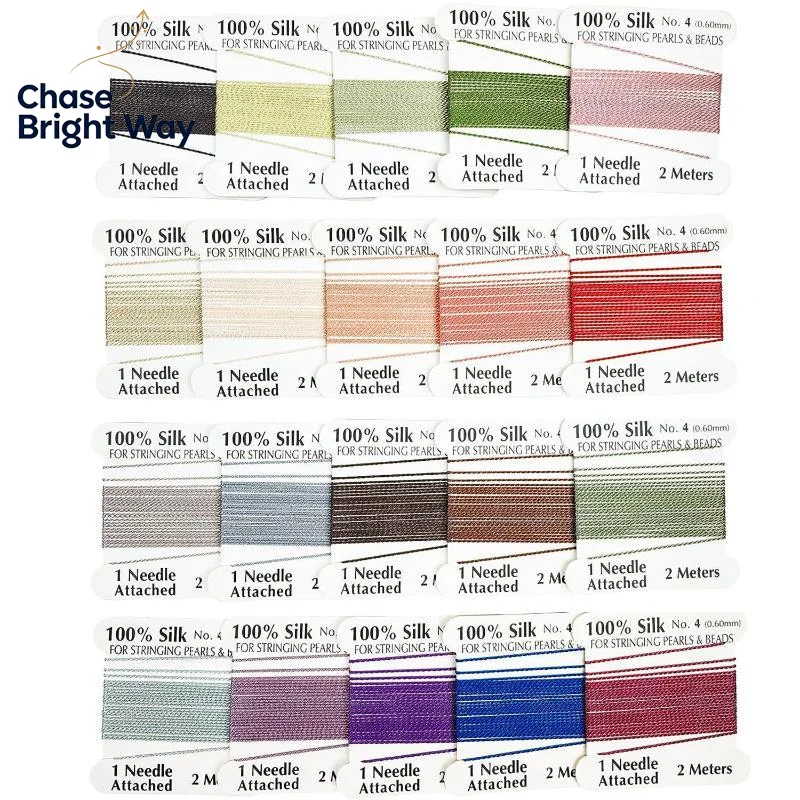 Multicolor Fray-Resistant Silk Thread 0.6mm 2 Meters Long for Women DIY Jewelry Making Bracelet Beading Craft Accessories