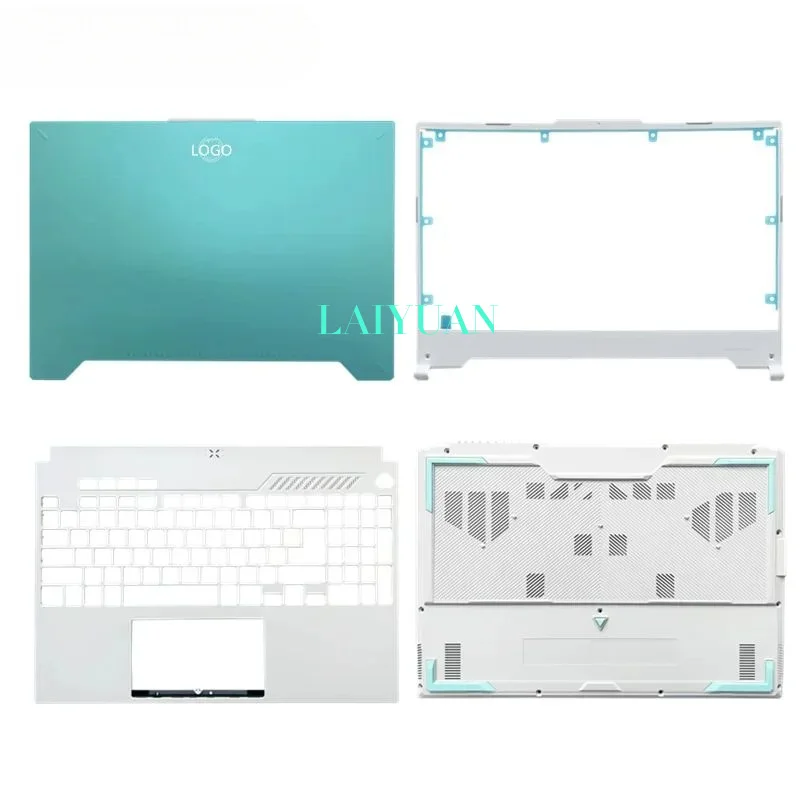 White New For ASUS TUF Gaming A15 FX507VV FX507VU FX507ZV FX507ZU FA507NV (2023) 90w LCD Back C over/Bezel/Palmrest/Bottom