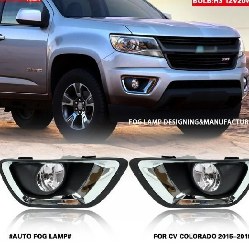 

SAAR подходит для Chevrolet New Colorado 2015-2018, передние противотуманные фары в сборе, дневные ходовые огни, комплект переднего бампера