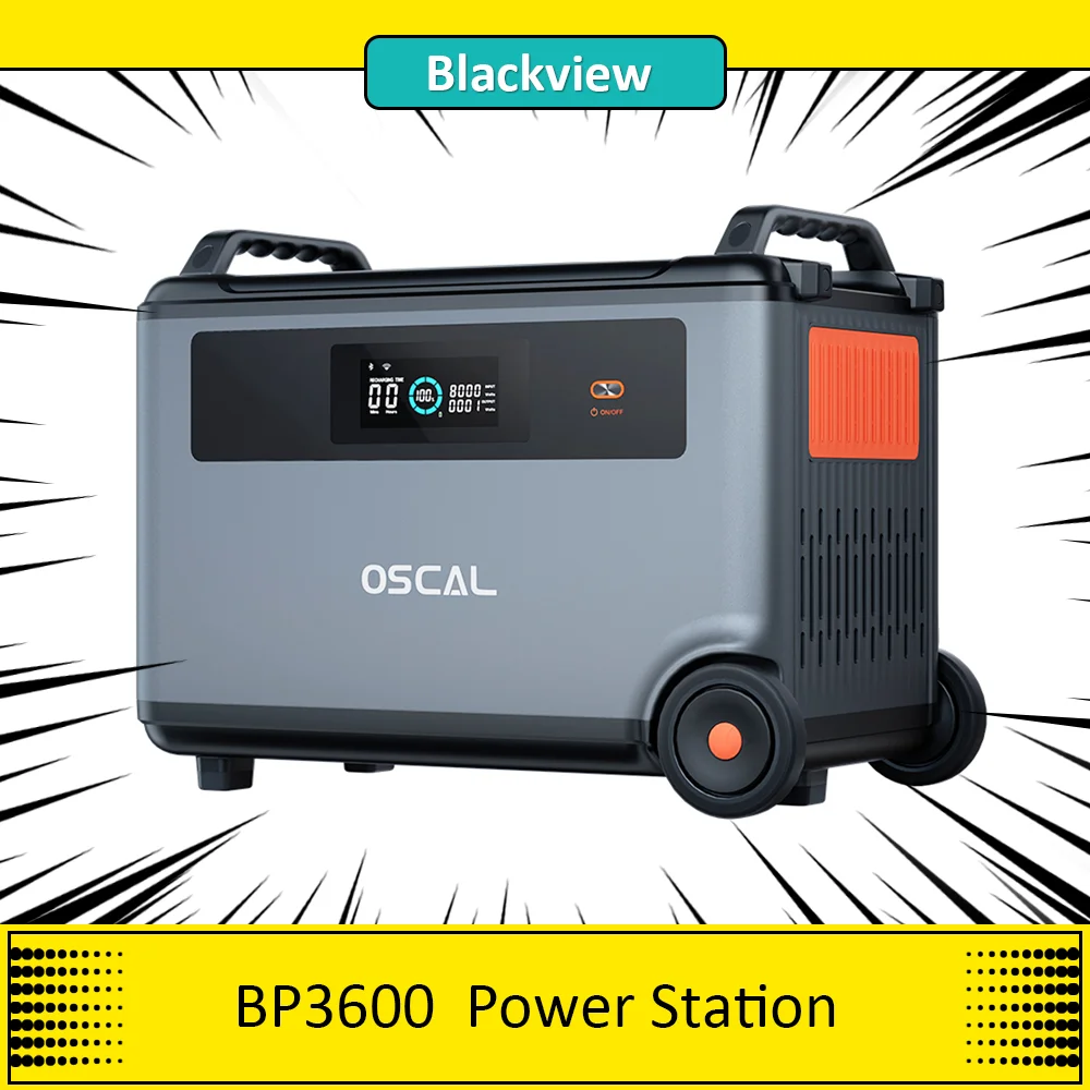 Blackview Oscal BP3600 3600Wh Extra Battery Pack for PowerMax 3600 Portable Power Station