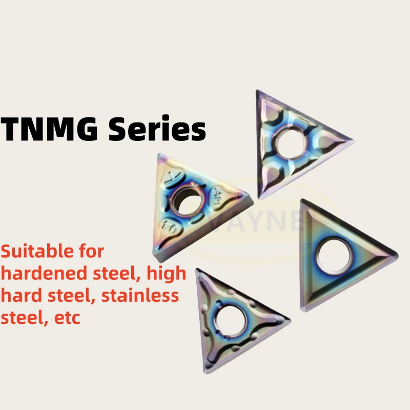 

TNMG160404 TNMG160408 MA MS AM TF Токарный станок Режущий инструмент Вставки из закаленной стали Токарные инструменты с ЧПУ Лезвия 1 шт.
