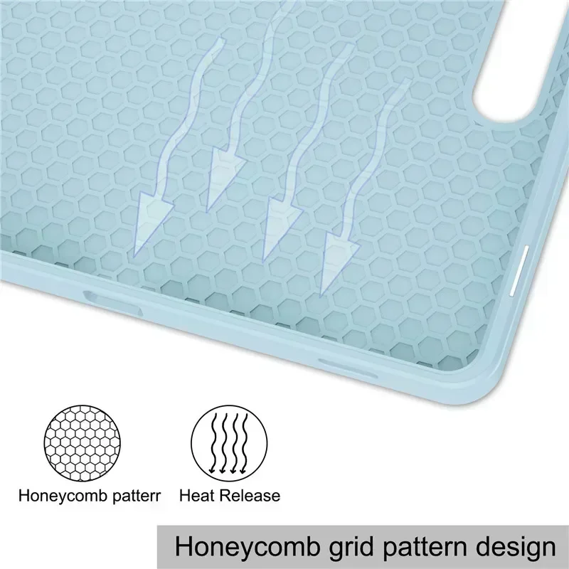 Para samsung tab s9 fe caso com suporte de caneta três dobras leaher macio suporte traseiro capa inteligente para galaxy tab s9 fe 10.9 polegada 2023 caso