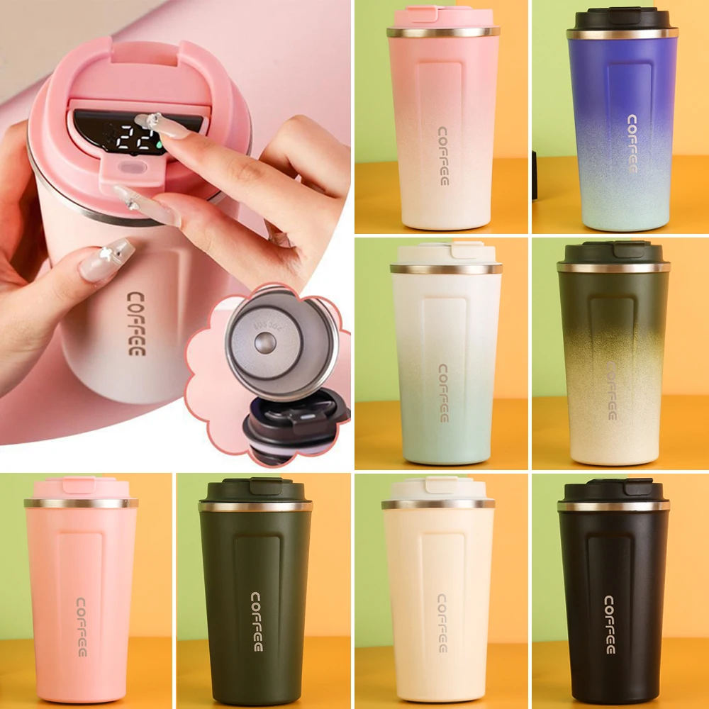 

Stainless Steel Thermal Mug 12oz 18oz Thermo Bottles for Coffee Insulated Tumbler Copo Termico Caneca Termica Tasse Café Termo