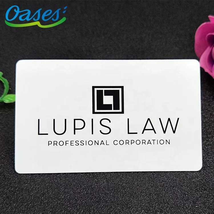 Customized query Custom Design Electroplate Hollowed Out Matte White Metal Business Card Laser Engraving Business Gift Blank Met