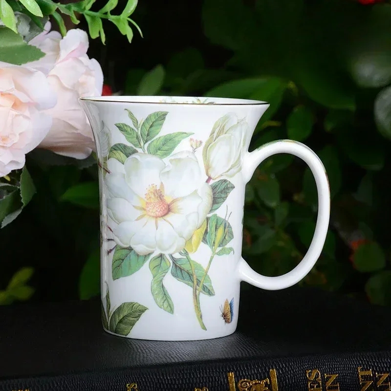 

Bone China Mug Pastoral Style Ceramic Water Cups Milk Cup European CITIC Cup Coffee Mug Mugs Coffee Cups