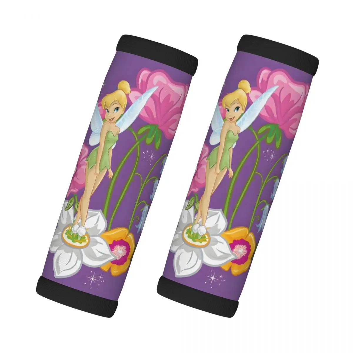 

Custom Tinker Bell Cute Cartoon 2 Pcs Luggage Handle Wrap Refrigerator Handle Suitcases Travel Accessories