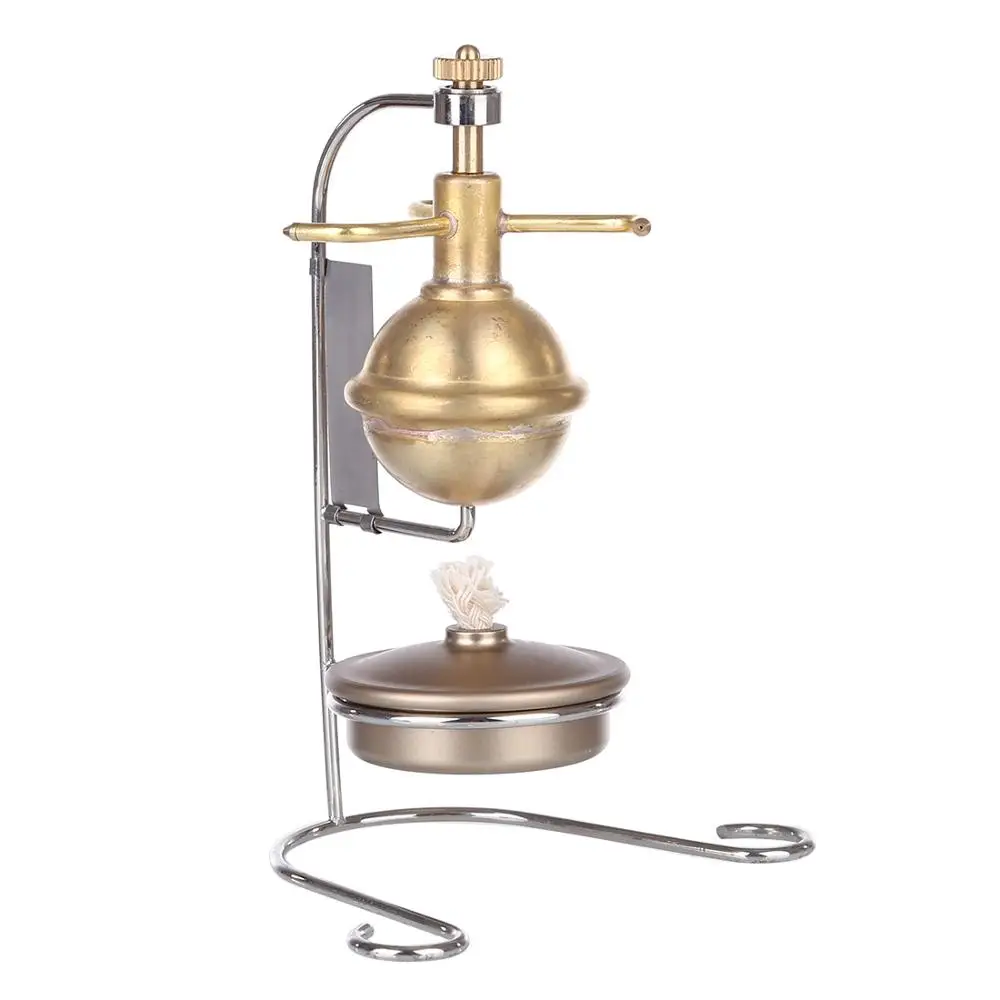 Mini Pure Copper Verticle Type Steam Engine Model Rotating Steam Engine  Physics Experiment Steam Toys For Kids Adults Gifts