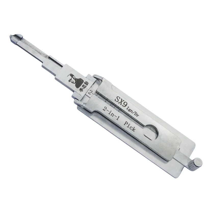 Lishi SX9 2 in 1 Locksmith Tool Lock Pick & Decoder Flat Milling for Citroen/Fukang Models