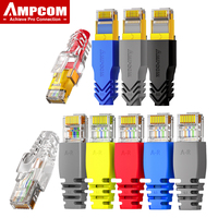 AMPCOM  Ethernet Network Cable Strain Relief Boots Cable RJ45 Connector Plug Covers 6.5/7.5/8.0mm for CAT8 CAT7 CAT6A CAT6 CAT5E