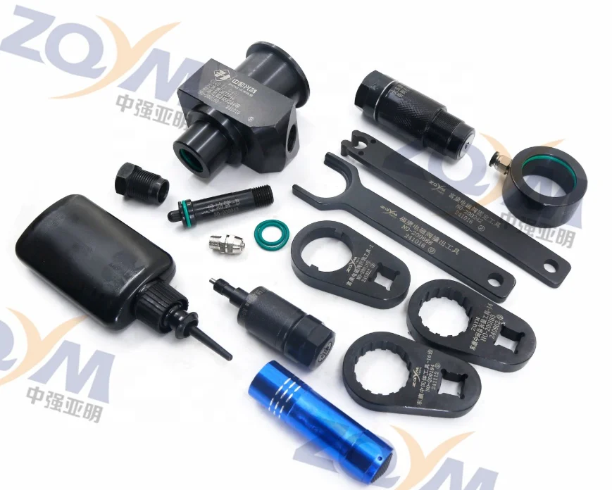 ZQYM โรงงานคอมมอนเรลหัวฉีดถอดและเครื่องมือวัดสําหรับ Cummins Scania XPI